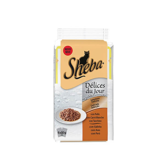 Imagem de Comida Húmida para Gato Mini de Aves SHEBA emb.50g