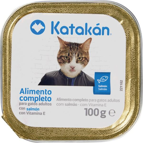 Imagem de Comida Húmida para Gato de Salmão KATAKÁN emb.100g