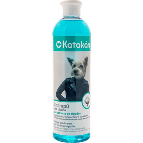 Imagem de Champô para Cão com Pêlo Branco com Extracto de Algodão KATAKÁN emb.400ml