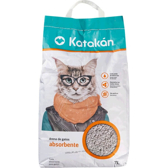 Imagem de Areia Absorvente para Gatos KATAKÁN emb.7L