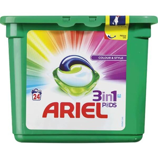 Imagem de Detergente para a Máquina da Roupa Colour & Style ARIEL 3 EM 1 emb.21 doses