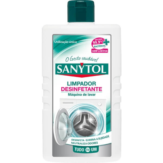 Imagem de Desinfectante Limpa Máquina de Lavar Roupa SANYTOL emb.250ml