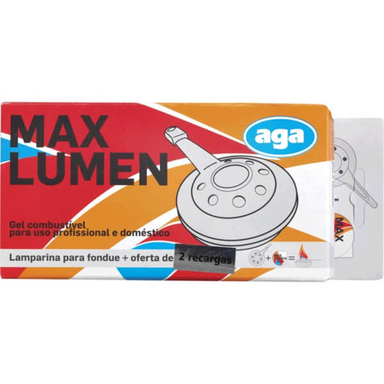 Imagem de Lamparina para Fondue + 2 Recargas MAX LUMEN emb.95ml