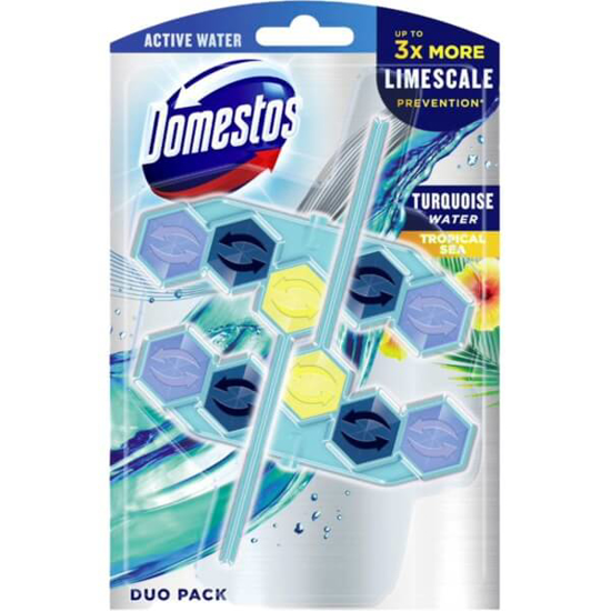 Imagem de Bloco Sanitário Água Turquesa DOMESTOS emb.2un