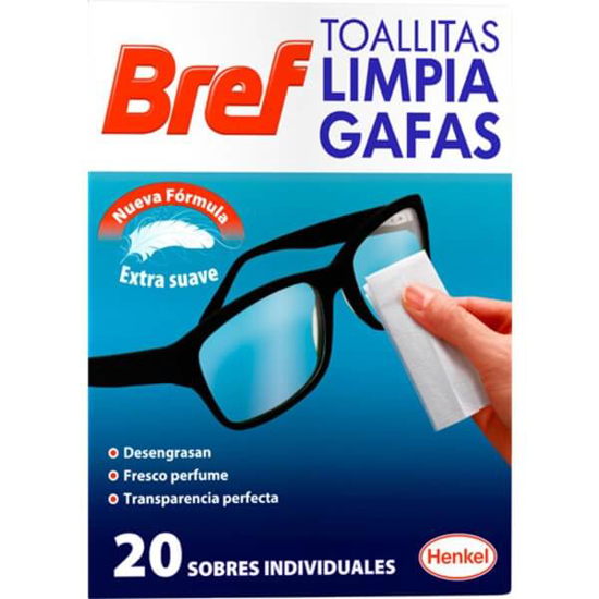 Imagem de Toalhitas Limpa Lentes Extra Suave BREF emb.20 unidades