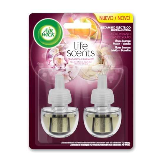 Imagem de Ambientador Eléctrico Delícias de Verão Recarga 2x 19 ml AIR WICK LIFE SCENTS emb.38ml