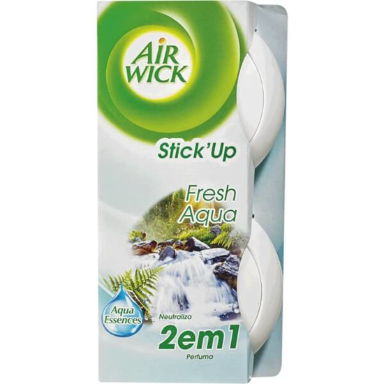 Imagem de Ambientador Decorativo Fresh Aqua 2 em 1 AIR WICK STICK' UP emb.2 unidades