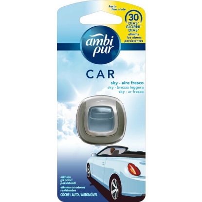 Mostrar detalhes para Ambientador para Carro Ar Fresco AMBIPUR emb.1 unidade Imagem de Ambientador para Carro Ar Fresco AMBIPUR emb.1 unidade