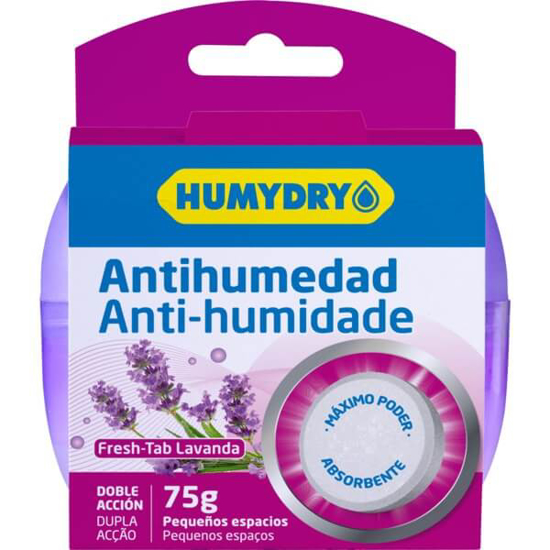 Imagem de Ambientador Anti-Humidade Duplo Mini de Lavanda HUMYDRY emb.75g