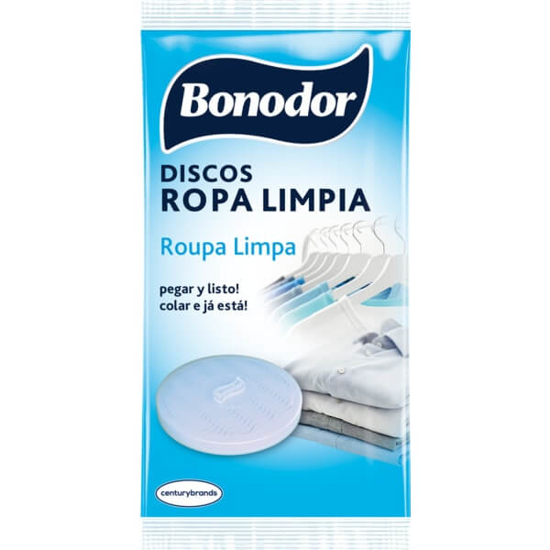 Imagem de Discos Anti-Traça Roupa Limpa BONODOR 2 unidades