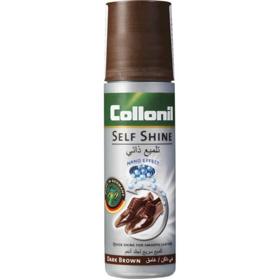 Imagem de Líquido Autobrilhante para Calçado Castanho Escuro COLLONIL SELF SHINE emb.100ml