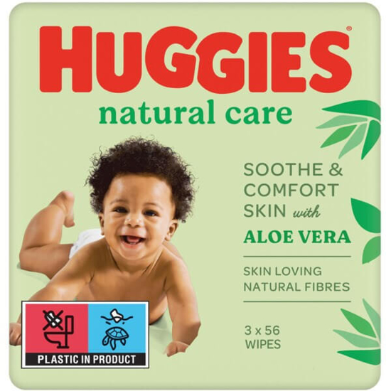 Imagem de Toalhitas Húmidas Natural Care HUGGIES emb.56 unidades