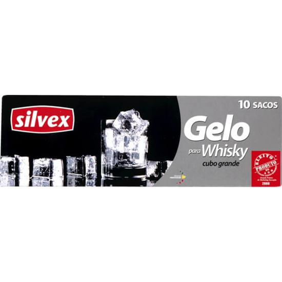 Imagem de Sacos de Gelo em Cubo para Whisky SILVEX 10 unidades