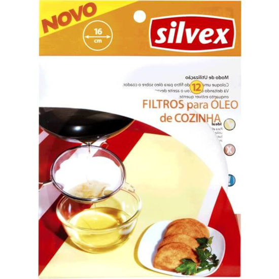 Imagem de Filtros para o Óleo da Cozinha 16 cm 1SILVEX 2 unidades