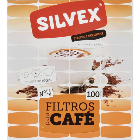 Imagem de Filtros para Café Nº 4 SILVEX emb.100 unidades
