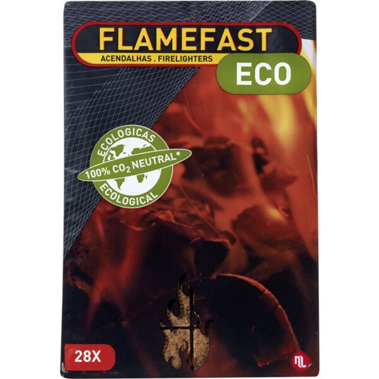 Imagem de Acendalhas Ecológicas FLAMEFAST Embalagem 32 unidades