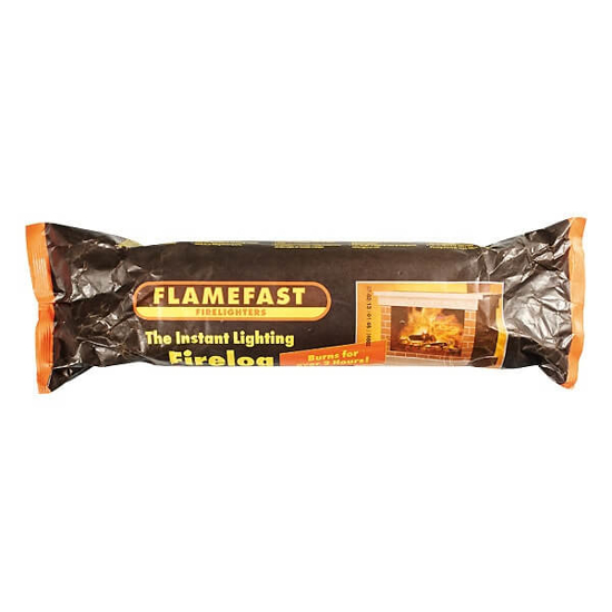 Imagem de Tronco de Madeira para Lareira FLAMEFAST saco 1,1kg