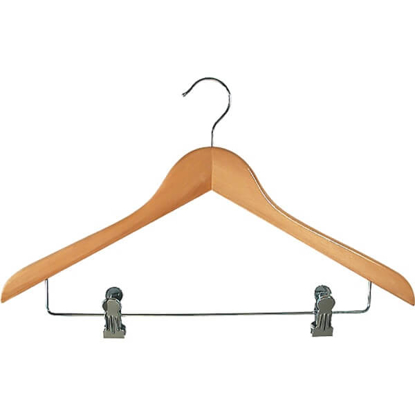 Mostrar detalhes para Cabide de Madeira com Molas 45 cm CANO 1 unidade Imagem de Cabide de Madeira com Molas 45 cm CANO 1 unidade