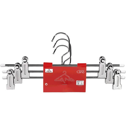 Mostrar detalhes para Cabides de Metal com Molas CANO 3 unidades Imagem de Cabides de Metal com Molas CANO 3 unidades