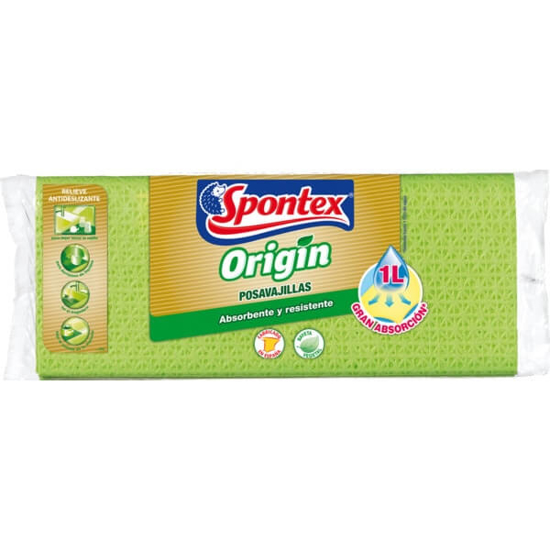 Imagem de Pano Absorvente e Resistente Grande SPONTEX ORIGIN 1 unidade