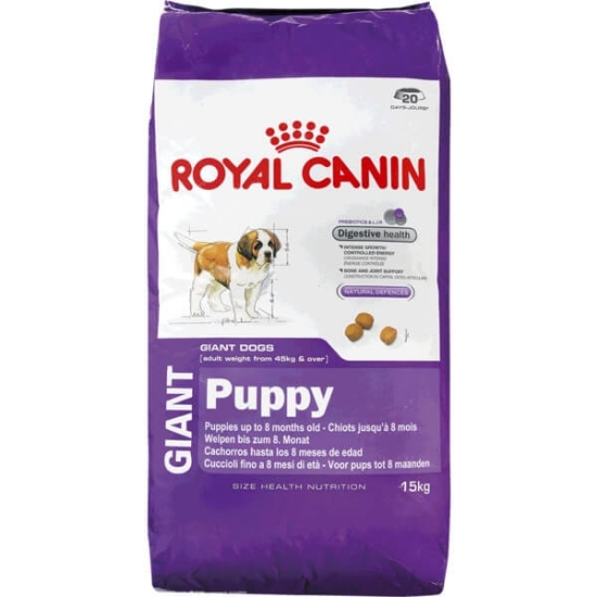 Imagem de Ração para Cão Puppy Gigante a Partir dos 8 Meses com Mais 45 kg ROYAL CANIN emb.15kg