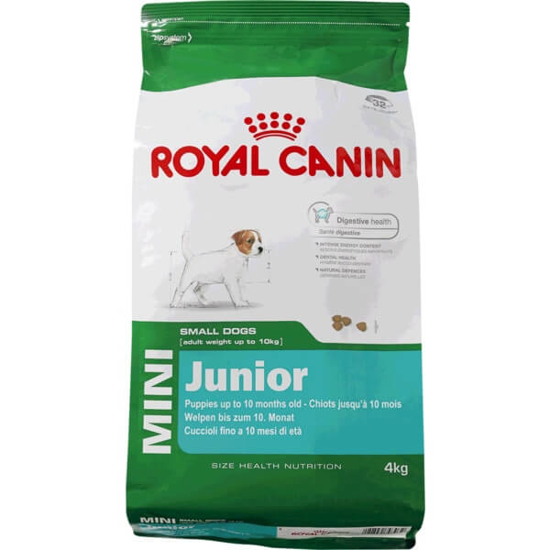 Imagem de Ração para Cão Mini Junior a Partir dos 10 Meses com Mais de 10 kg ROYAL CANIN emb.4kg