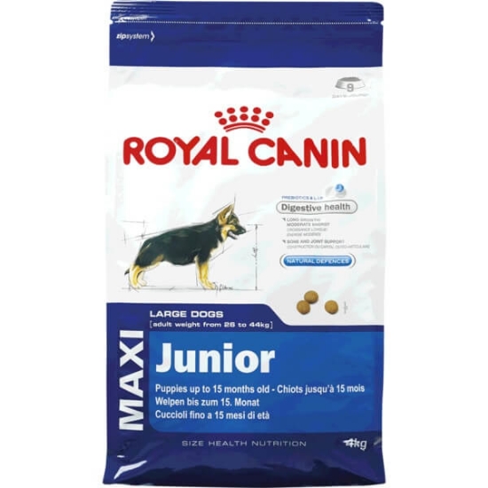 Imagem de Ração para Cão Maxi Junior a Partir dos 15 Meses dos 25 aos 44 kg ROYAL CANIN emb.4kg