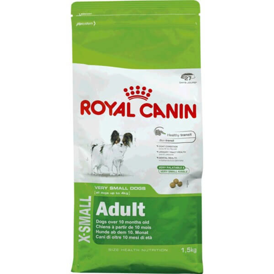 Imagem de Ração para Cão X-Small Adulto a Partir dos 10 Meses com Mais de 4 kg ROYAL CANIN emb.1,5kg