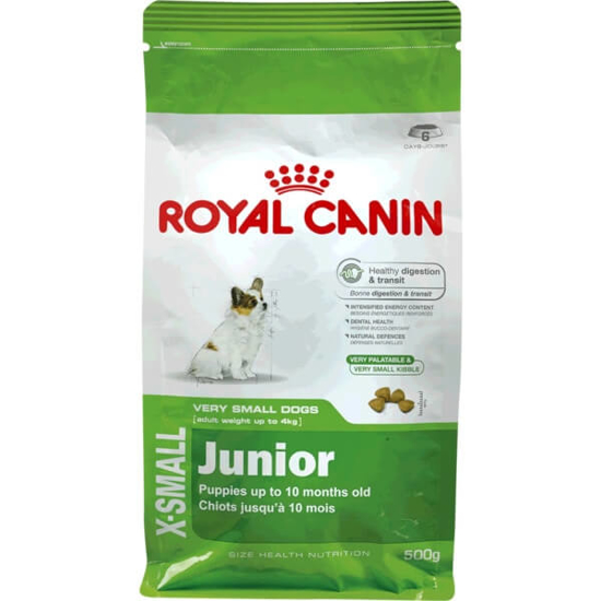 Imagem de Ração para Cão X-Small Junior a Partir dos 10 Meses com Mais de 4 kg ROYAL CANIN emb.500g