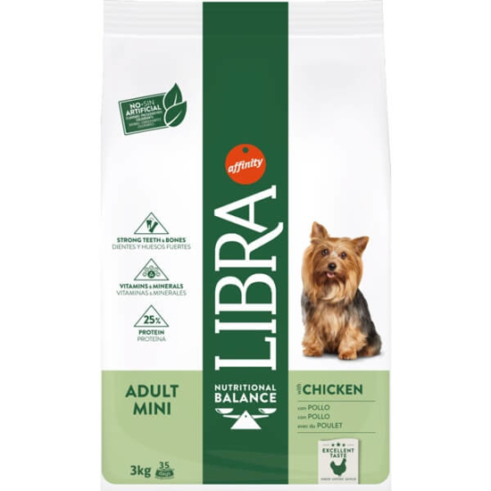 Imagem de Ração para Cão Adult Mini com Frango LIBRA emb.3kg