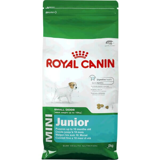 Imagem de Ração para Cão Mini Junior a Partir dos 10 Meses com Mais de 10 kg ROYAL CANIN emb.2kg