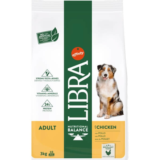 Imagem de Ração para Cão Adult com Frango LIBRA emb.3kg