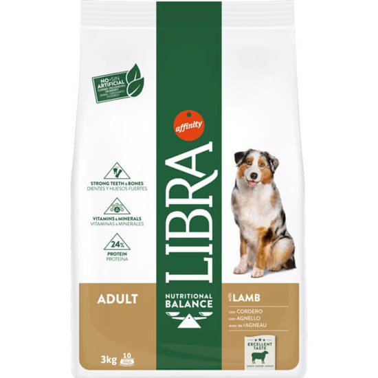 Imagem de Ração para Cão Adult com Borrego LIBRA emb.3kg