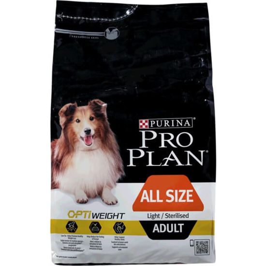 Imagem de Light Ração para Cão Adulto Esterilizado com OptiWeight Rica em Frango PURINA PRO PLAN emb.3kg