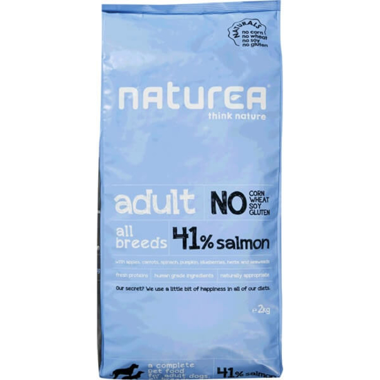 Imagem de Ração para Cão Adulto com Salmão sem Glúten NATUREA emb.2kg