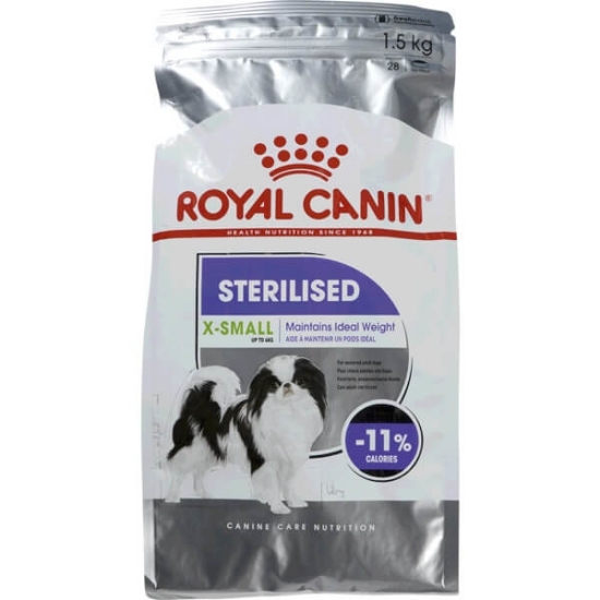 Imagem de Alimento Seco para Cão Esterilizado Raças X-Small ROYAL CANIN emb.1,5kg