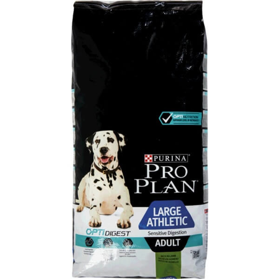 Imagem de Ração para Cão Adulto Atlético Digestão Sensível Rico em Cordeiro PURINA PRO PLAN emb.14kg