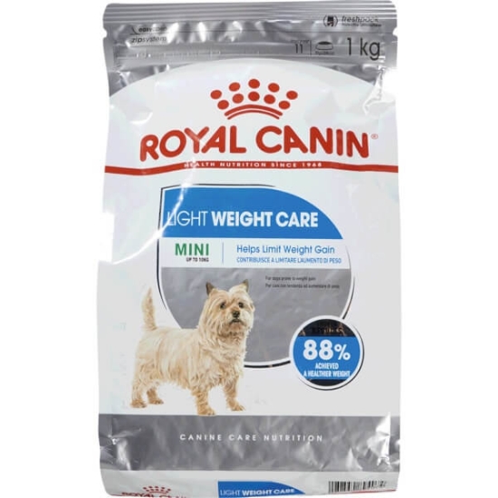 Imagem de Alimento Seco para Cão Light Weight Care Raças Mini ROYAL CANIN emb.1kg