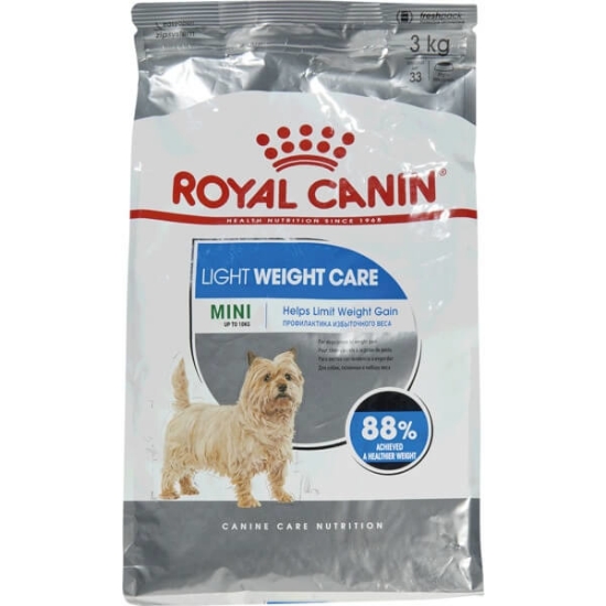 Imagem de Alimento Seco para Cão Light Weight Care Raças Mini ROYAL CANIN emb.3kg