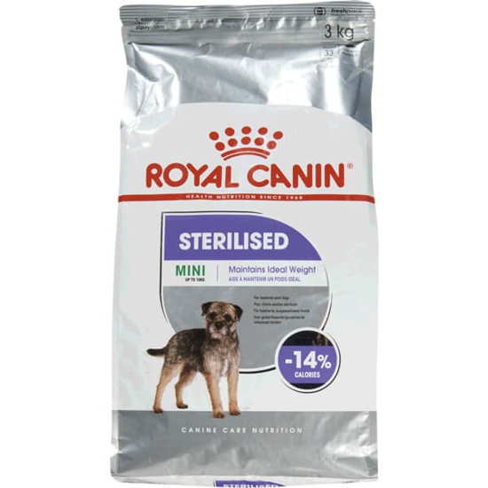 Imagem de Alimento Seco para Cão Esterilizado Raças Mini ROYAL CANIN emb.3kg