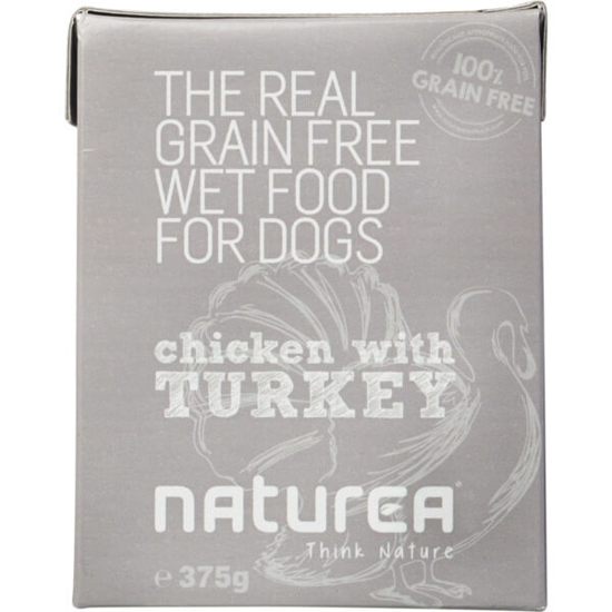 Imagem de Comida Húmida para Cão com Frango e Peru sem Glúten NATUREA emb.400g