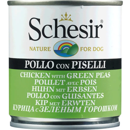 Imagem de Comida Húmida para Cão com Frango e Ervilhas SCHESIR emb.285g