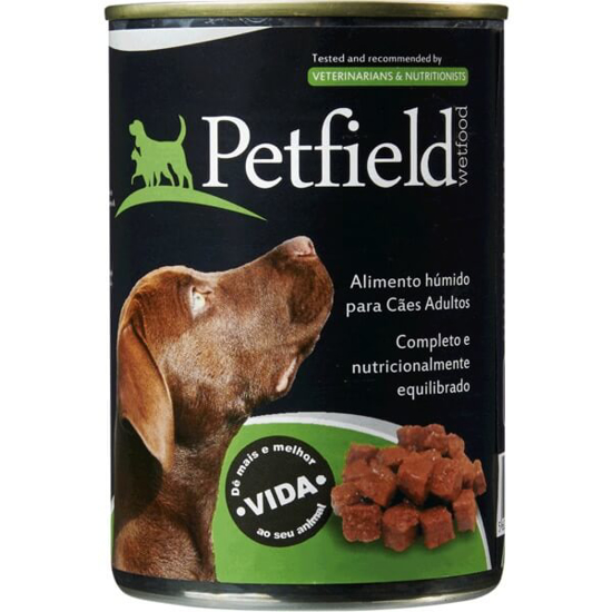 Imagem de Comida Húmida para Cão com Carne e Vegetais PETFIELD emb.410g