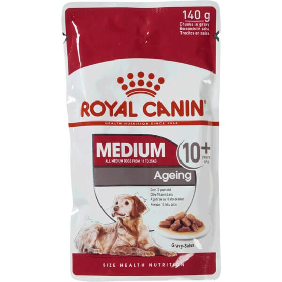 Imagem de Alimento Húmido para Cão Ageing + 10 Anos Raças Médias ROYAL CANIN emb.140g