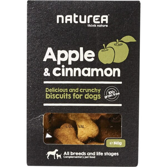 Imagem de Biscoitos para Cão de Maçã e Canela NATUREA emb.140g