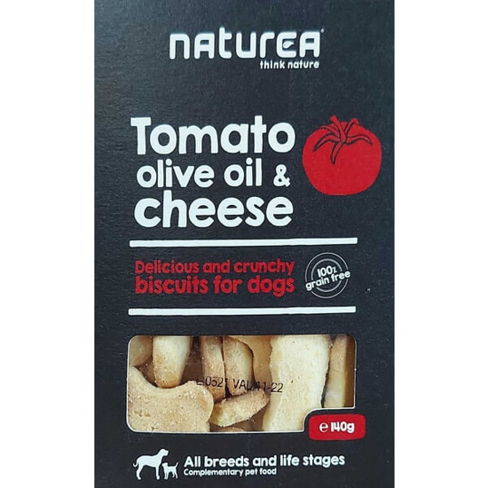 Imagem de Snack Dog Biscuits Tomate, Olive Oil e Cheese NATUREA emb.140g