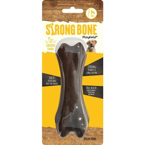 Imagem de Osso para Cão sabor Galinha T 11cm STRONGBONE emb.1 unidade