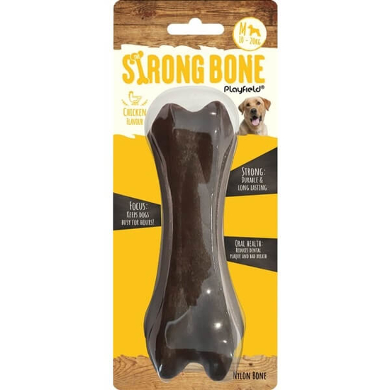 Imagem de Osso para Cão sabor Galinha T 15cm STRONGBONE emb.1 unidade