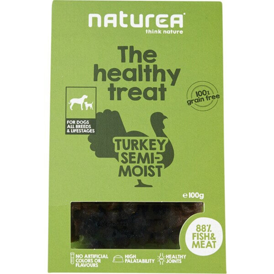 Imagem de Snack para Cão Semi-Húmido de Peru NATUREA THE HEALTHY TREAT emb.100g