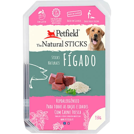 Imagem de Snack para Cão Sticks de Fígado sem Glúten PETFIELD emb.350g